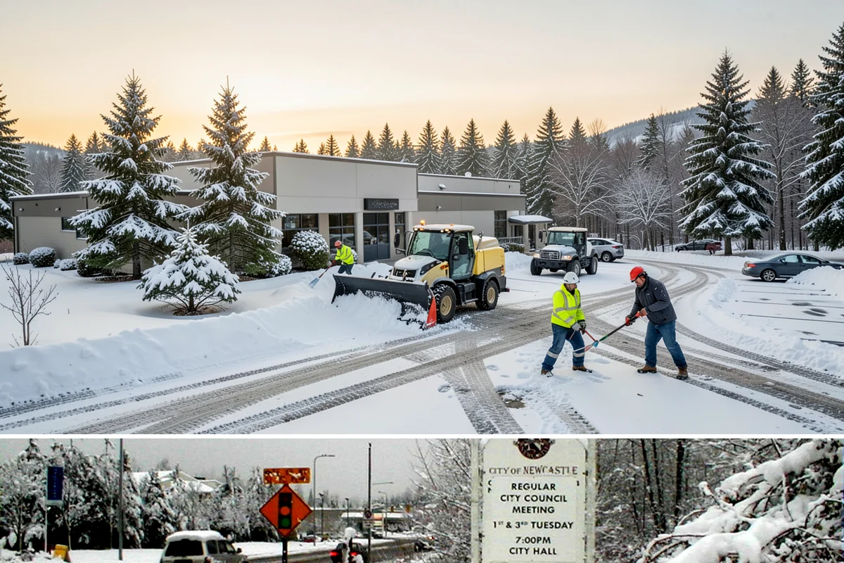 3-Inch Trigger Snow Removal in Newcastle, King County, WA - Best suited to the deeper-snow stretches that Western Washington sees mainly in January and February.