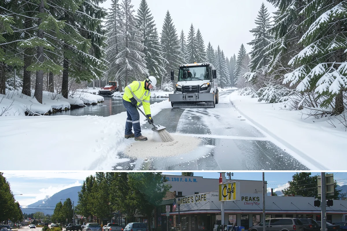 3-Inch Trigger Snow Removal in North Bend, King County, WA - Best suited to the deeper-snow stretches that Western Washington sees mainly in January and February.