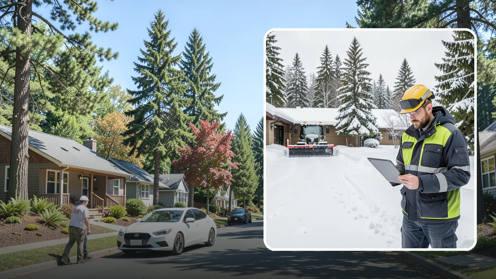 3-Inch Trigger Snow Removal in Orting, Pierce County, WA - Clearing that begins at three inches of accumulation, tuned for properties that can absorb a light coating.