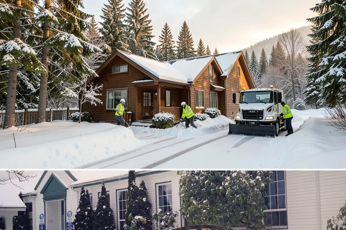 3-Inch Trigger Snow Removal in Pacific, King County, WA - Best suited to the deeper-snow stretches that Western Washington sees mainly in January and February.
