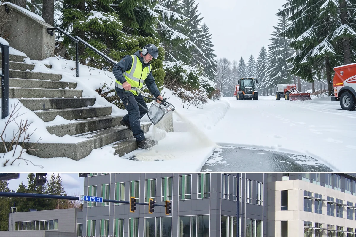3-Inch Trigger Snow Removal in Shoreline, King County, WA - Best suited to the deeper-snow stretches that Western Washington sees mainly in January and February.