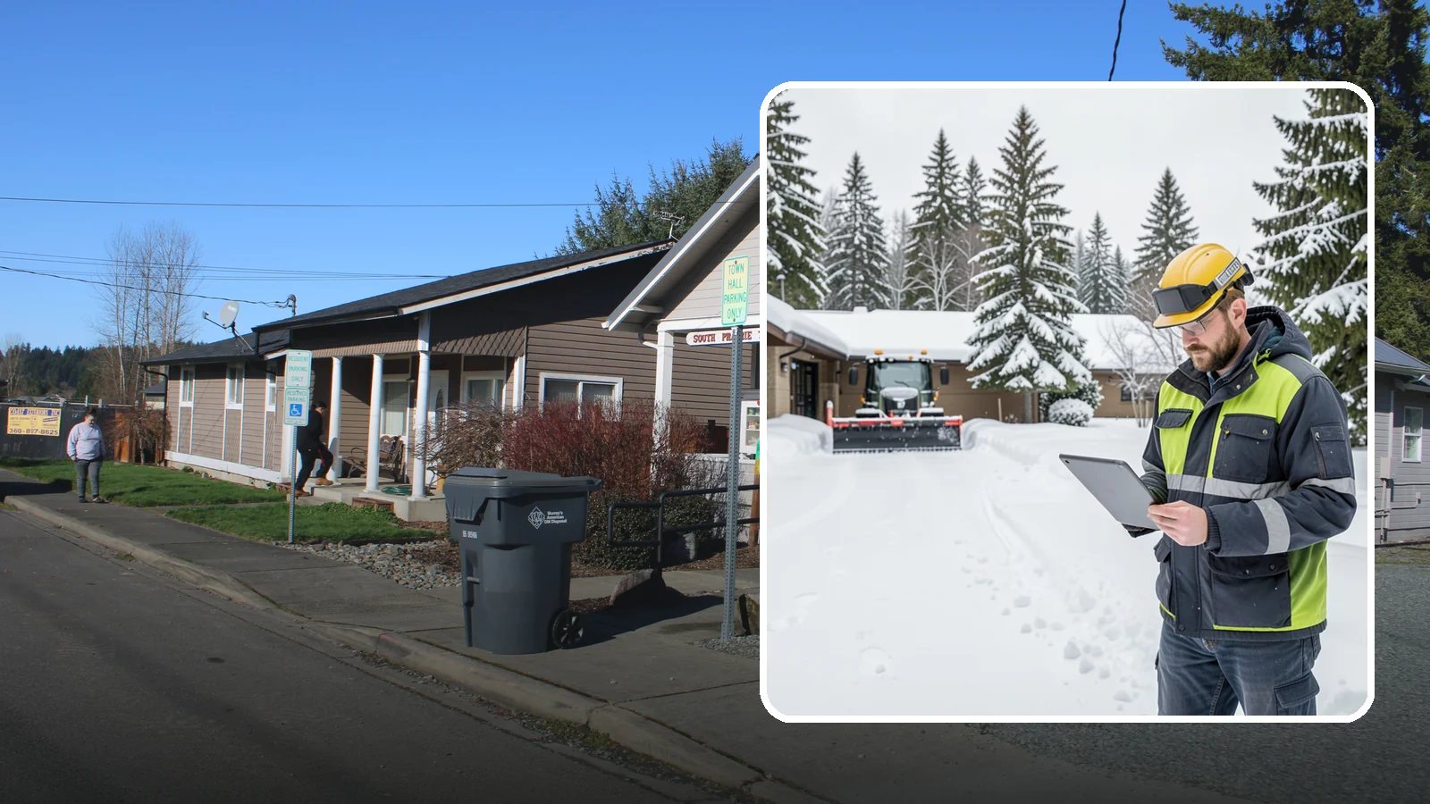 3-Inch Trigger Snow Removal in South Prairie, Pierce County, WA - Clearing that begins at three inches of accumulation, tuned for properties that can absorb a light coating.