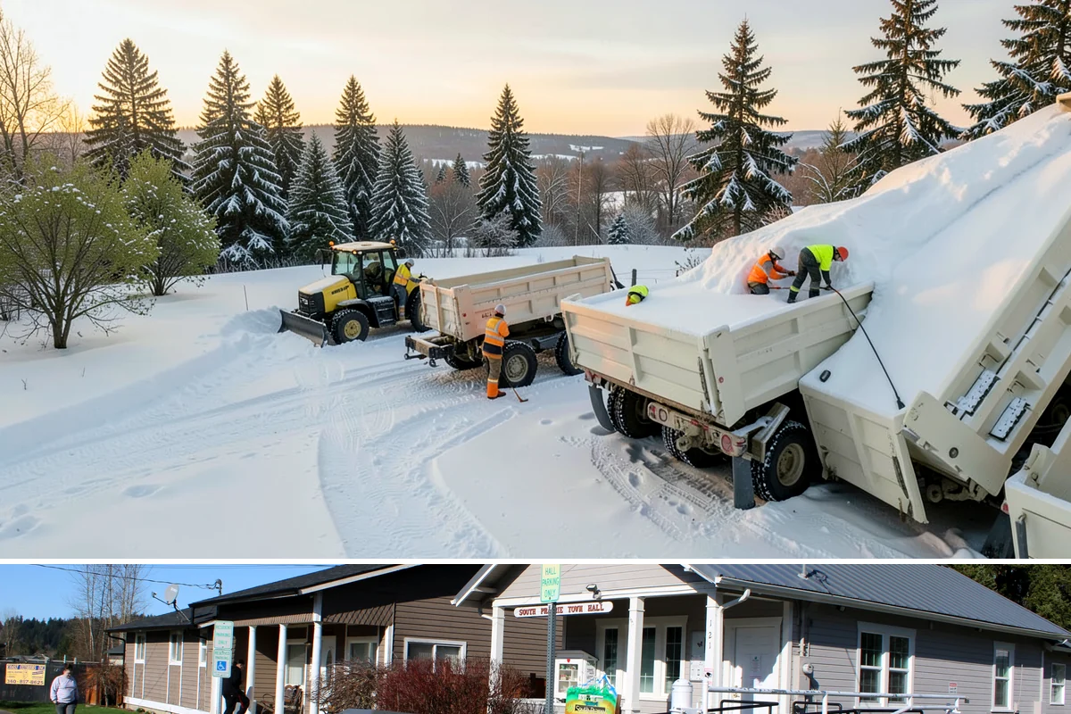 3-Inch Trigger Snow Removal in South Prairie, Pierce County, WA - Best suited to the deeper-snow stretches that Western Washington sees mainly in January and February.