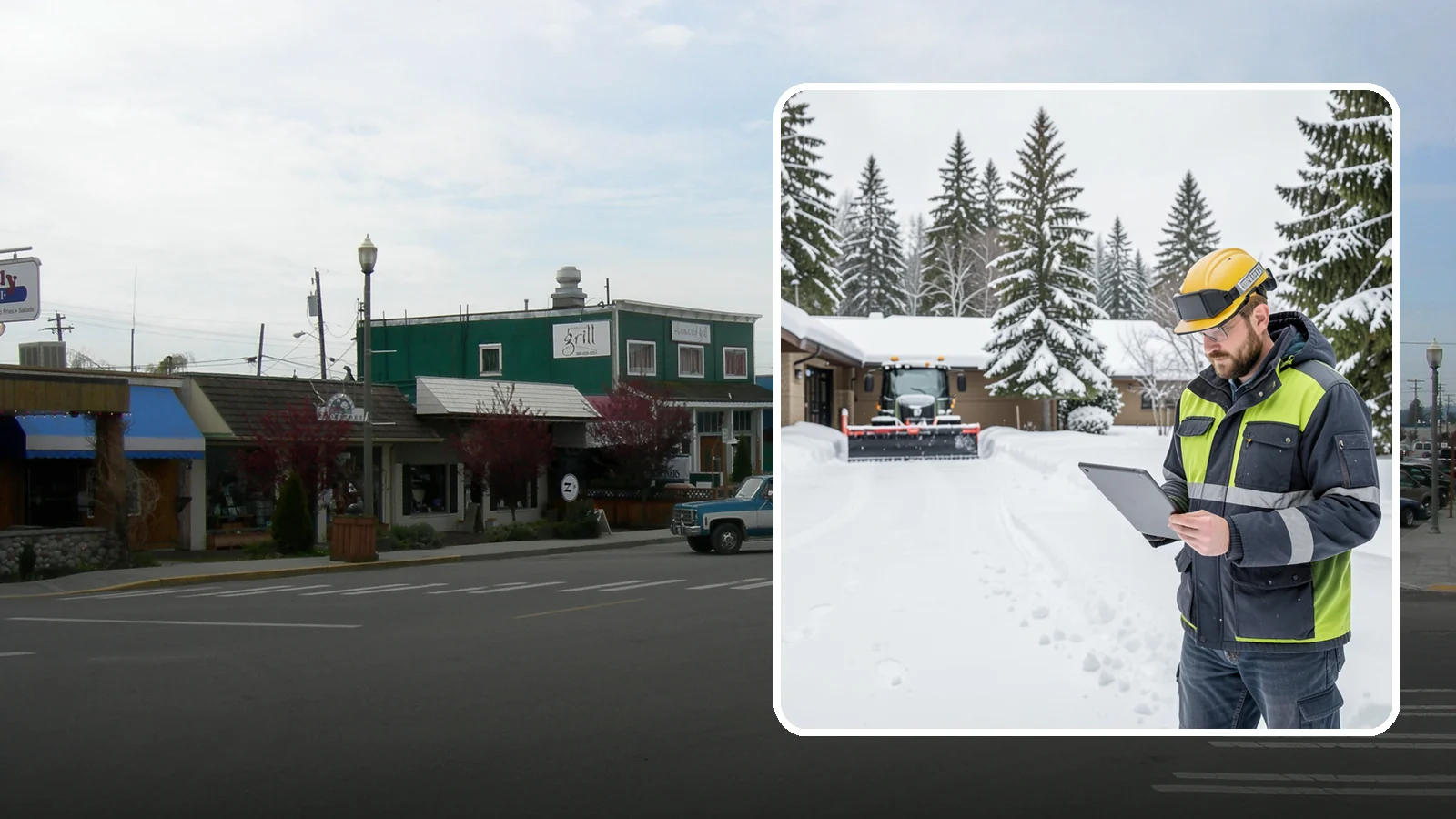 3-Inch Trigger Snow Removal in Stanwood, Snohomish County, WA - Clearing that begins at three inches of accumulation, tuned for properties that can absorb a light coating.