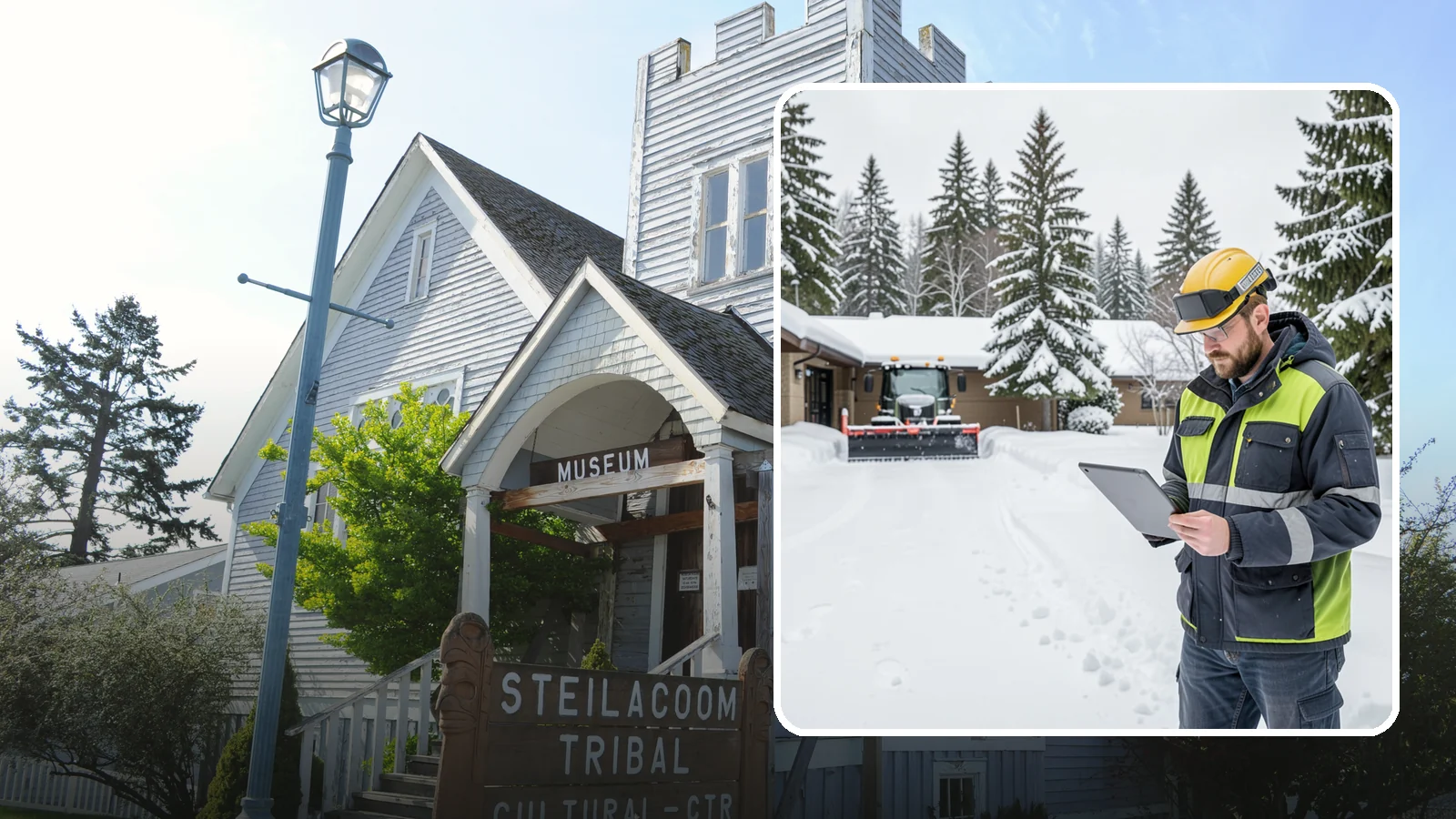 3-Inch Trigger Snow Removal in Steilacoom, Pierce County, WA - Clearing that begins at three inches of accumulation, tuned for properties that can absorb a light coating.