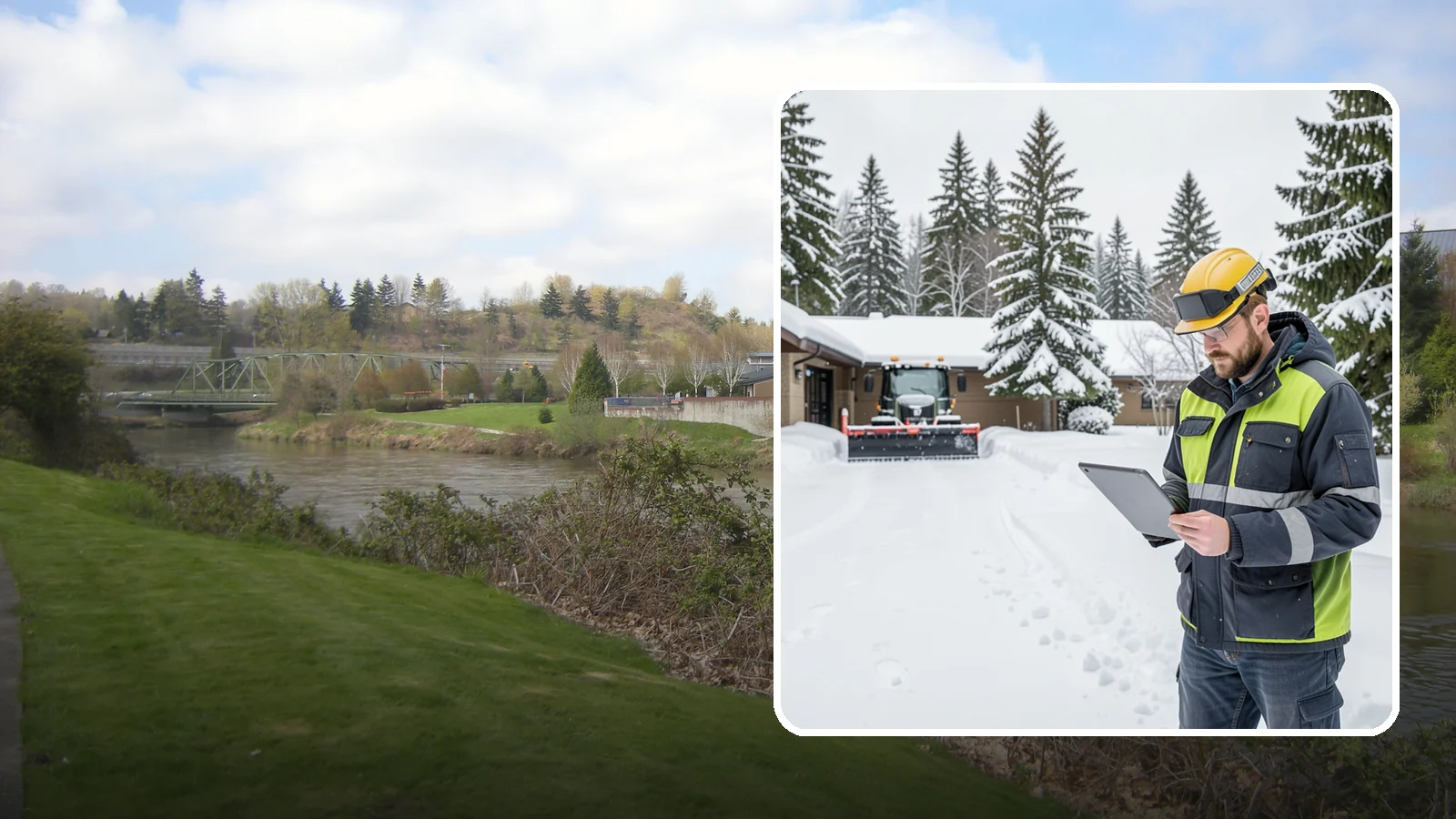 3-Inch Trigger Snow Removal in Tukwila, King County, WA - Clearing that begins at three inches of accumulation, tuned for properties that can absorb a light coating.