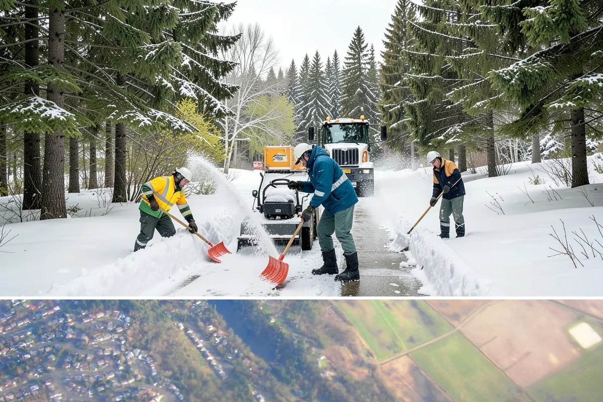 4-Inch Trigger Snow Removal in Algona, King County, WA - This plan mainly engages during the occasional heavy storms that reach the lowlands in mid-winter.