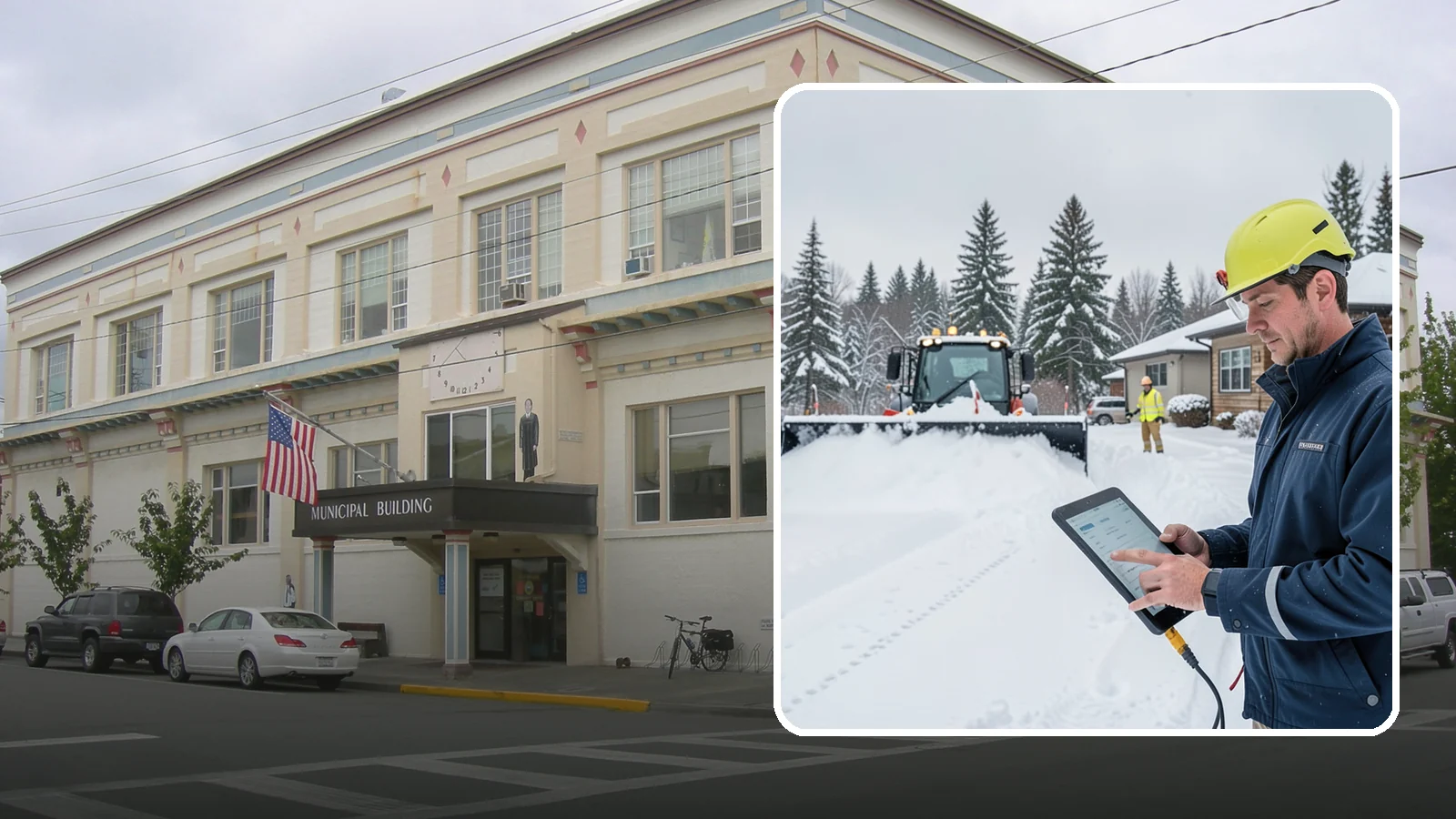 4-Inch Trigger Snow Removal in Anacortes, Skagit County, WA - Heavy-accumulation service that activates only once four inches have piled up.