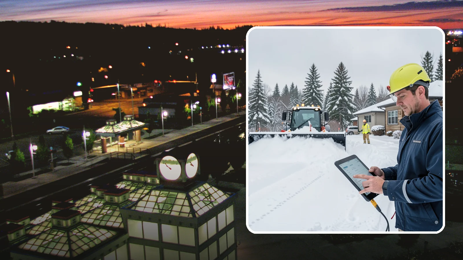 4-Inch Trigger Snow Removal in Auburn, King County, WA - Heavy-accumulation service that activates only once four inches have piled up.