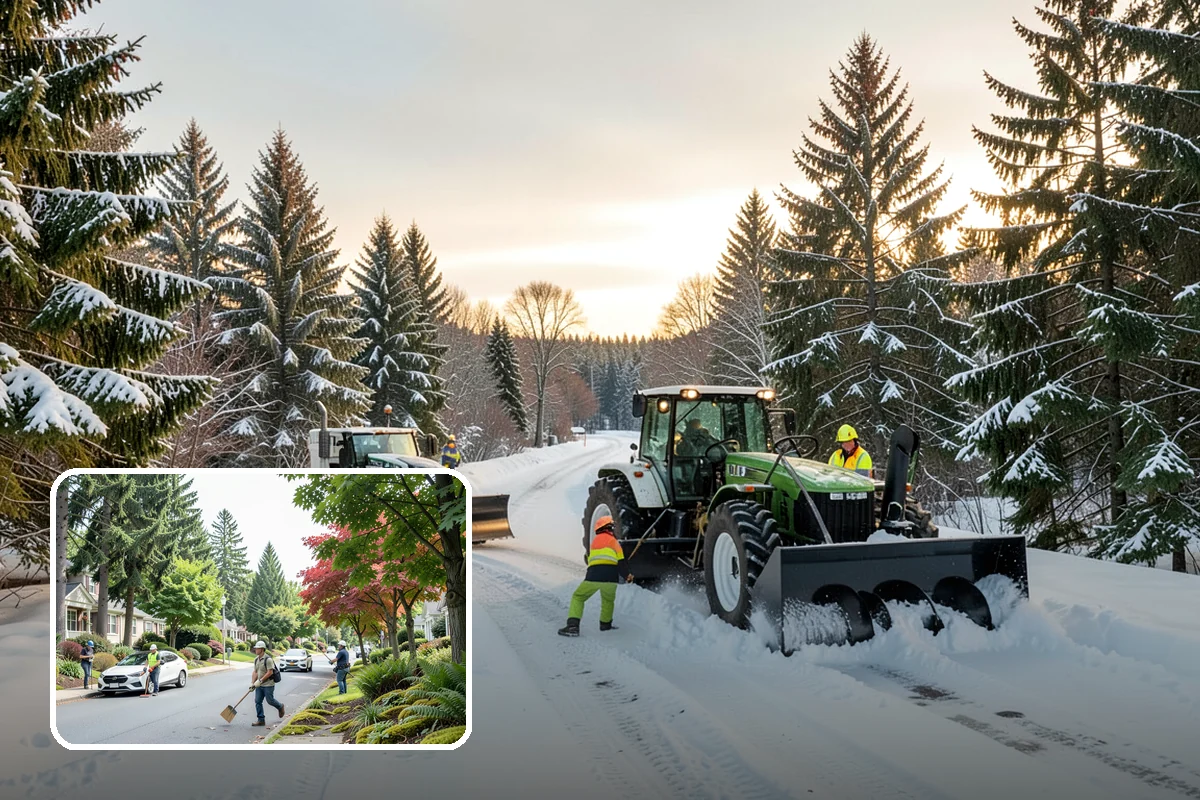 4-Inch Trigger Snow Removal in Beaux Arts Village, King County, WA - Lowest visit frequency of any trigger tier