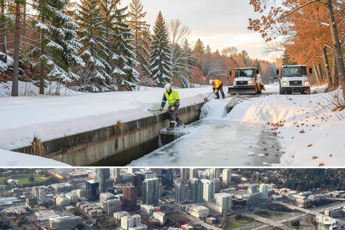 4-Inch Trigger Snow Removal in Bellevue, King County, WA - This plan mainly engages during the occasional heavy storms that reach the lowlands in mid-winter.