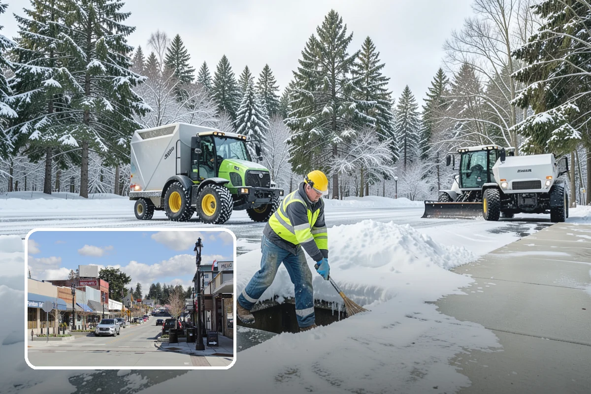4-Inch Trigger Snow Removal in Bothell, King County, WA - Lowest visit frequency of any trigger tier