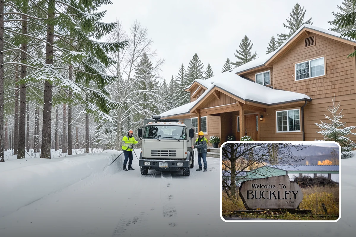 4-Inch Trigger Snow Removal in Buckley, Pierce County, WA - Lowest visit frequency of any trigger tier