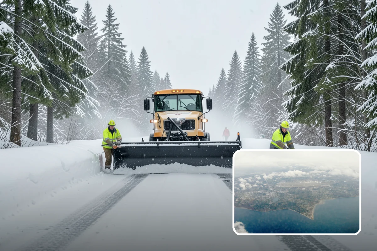 4-Inch Trigger Snow Removal in Burien, King County, WA - Lowest visit frequency of any trigger tier