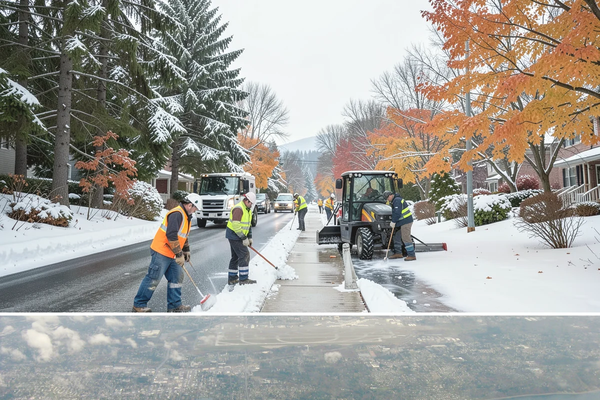4-Inch Trigger Snow Removal in Burien, King County, WA - This plan mainly engages during the occasional heavy storms that reach the lowlands in mid-winter.