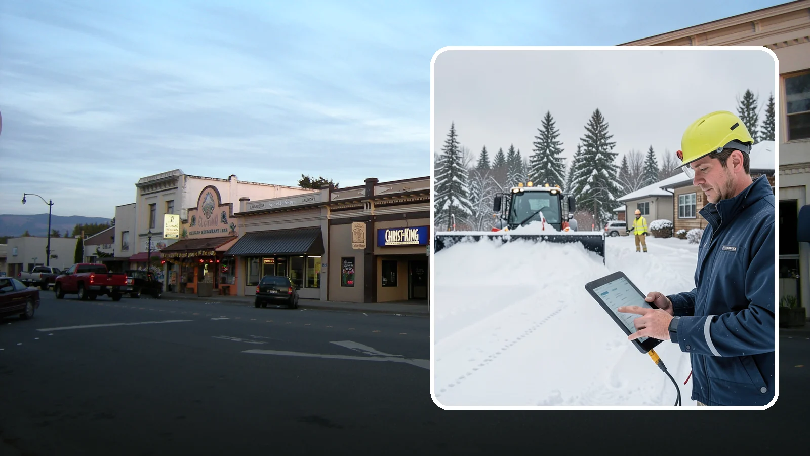 4-Inch Trigger Snow Removal in Burlington, Skagit County, WA - Heavy-accumulation service that activates only once four inches have piled up.