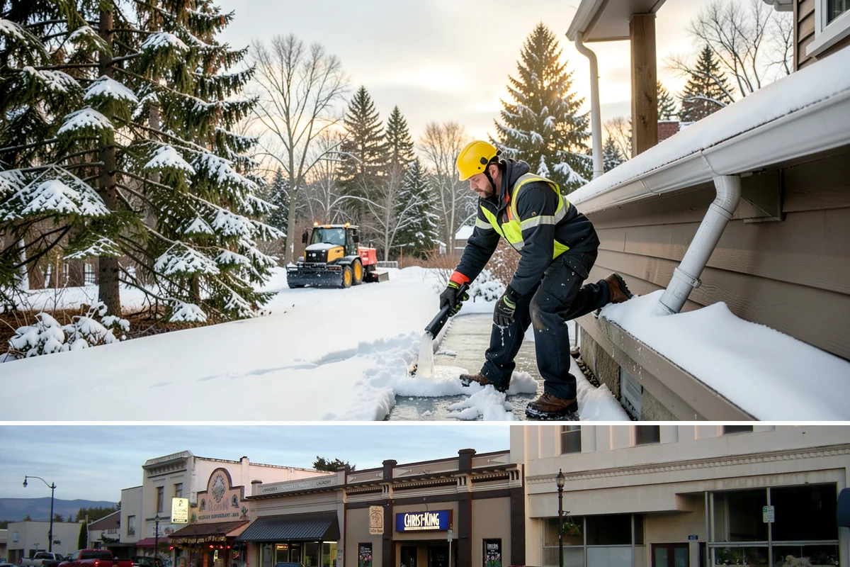 4-Inch Trigger Snow Removal in Burlington, Skagit County, WA - This plan mainly engages during the occasional heavy storms that reach the lowlands in mid-winter.