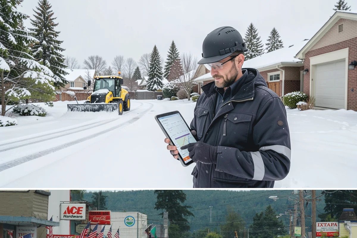 4-Inch Trigger Snow Removal in Carnation, King County, WA - This plan mainly engages during the occasional heavy storms that reach the lowlands in mid-winter.
