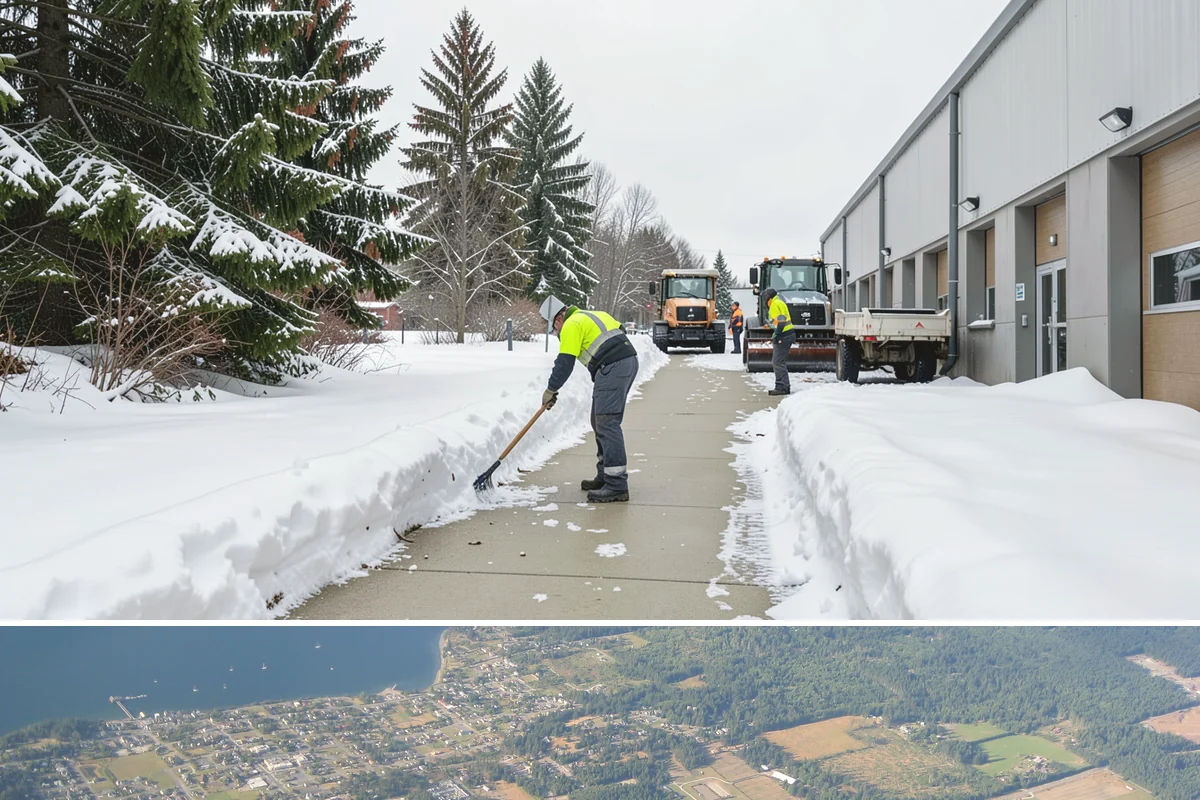 4-Inch Trigger Snow Removal in Coupeville, Island County, WA - This plan mainly engages during the occasional heavy storms that reach the lowlands in mid-winter.