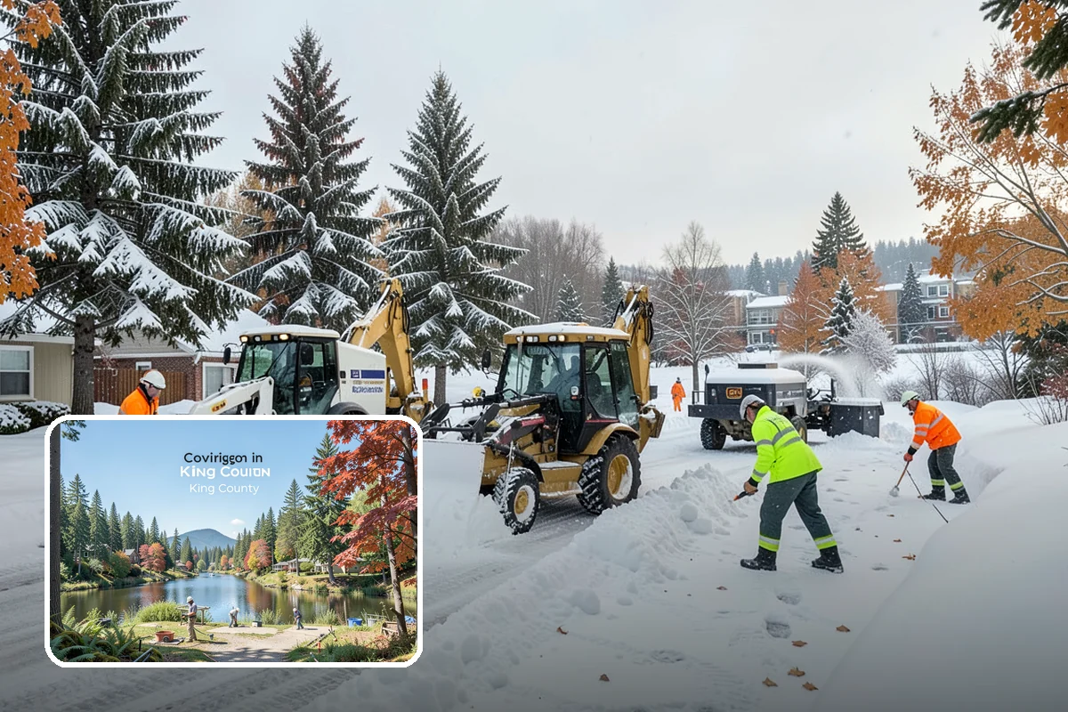 4-Inch Trigger Snow Removal in Covington, King County, WA - Lowest visit frequency of any trigger tier