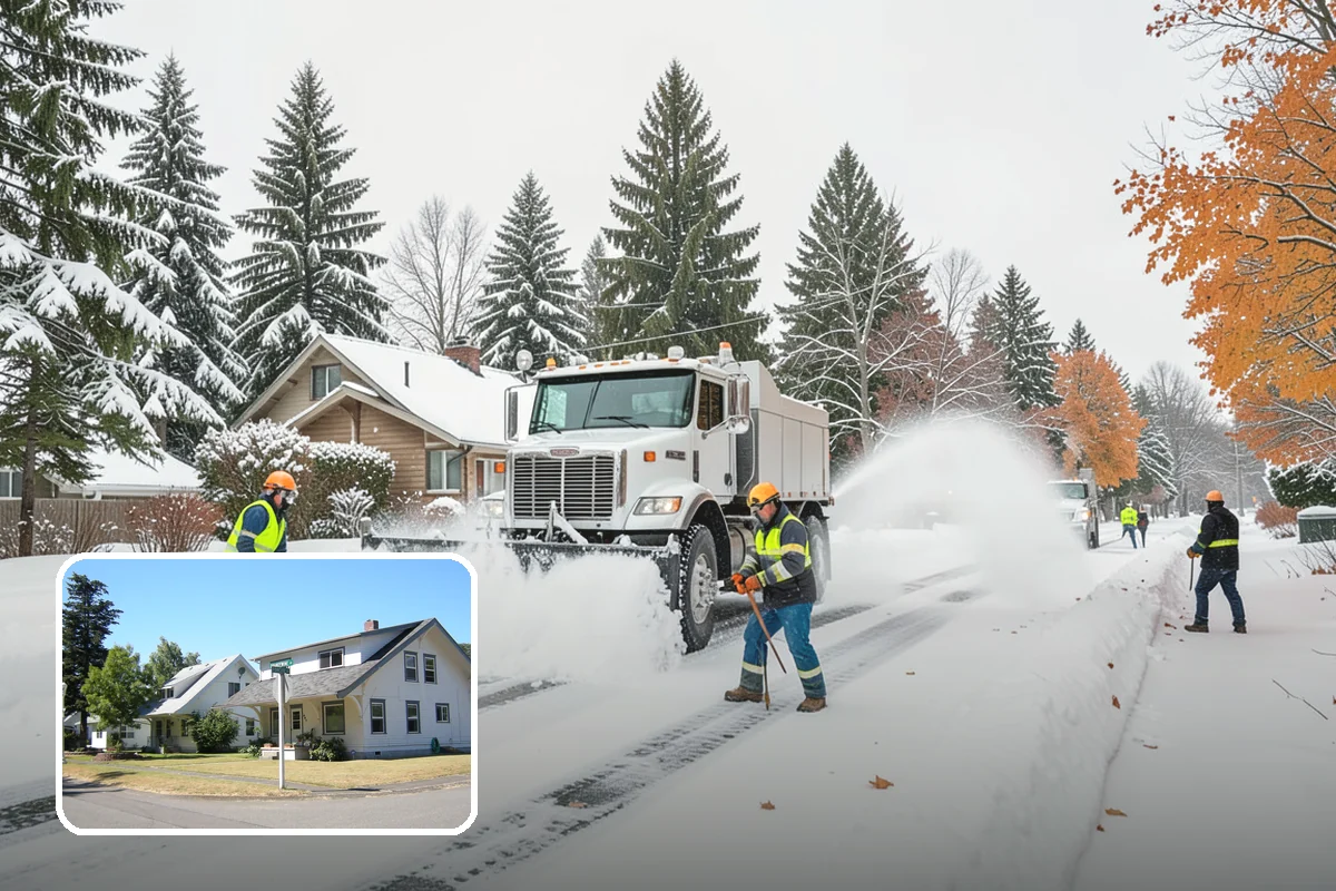 4-Inch Trigger Snow Removal in DuPont, Pierce County, WA - Lowest visit frequency of any trigger tier