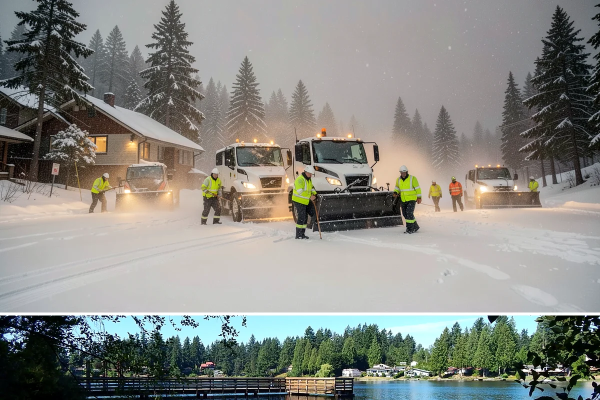 4-Inch Trigger Snow Removal in Federal Way, King County, WA - This plan mainly engages during the occasional heavy storms that reach the lowlands in mid-winter.