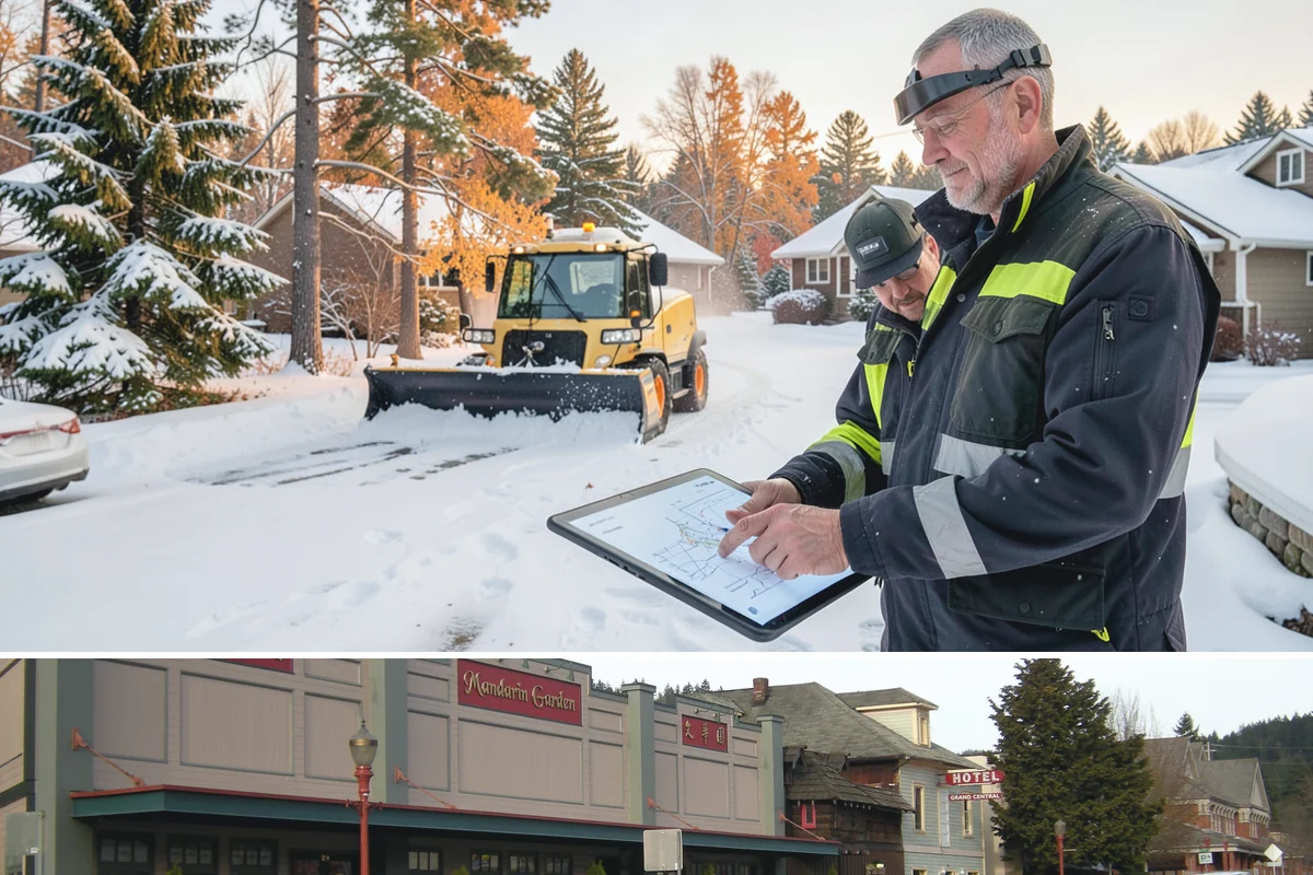 4-Inch Trigger Snow Removal in Issaquah, King County, WA - This plan mainly engages during the occasional heavy storms that reach the lowlands in mid-winter.