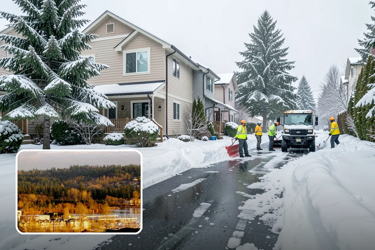 4-Inch Trigger Snow Removal in Kenmore, King County, WA - Lowest visit frequency of any trigger tier