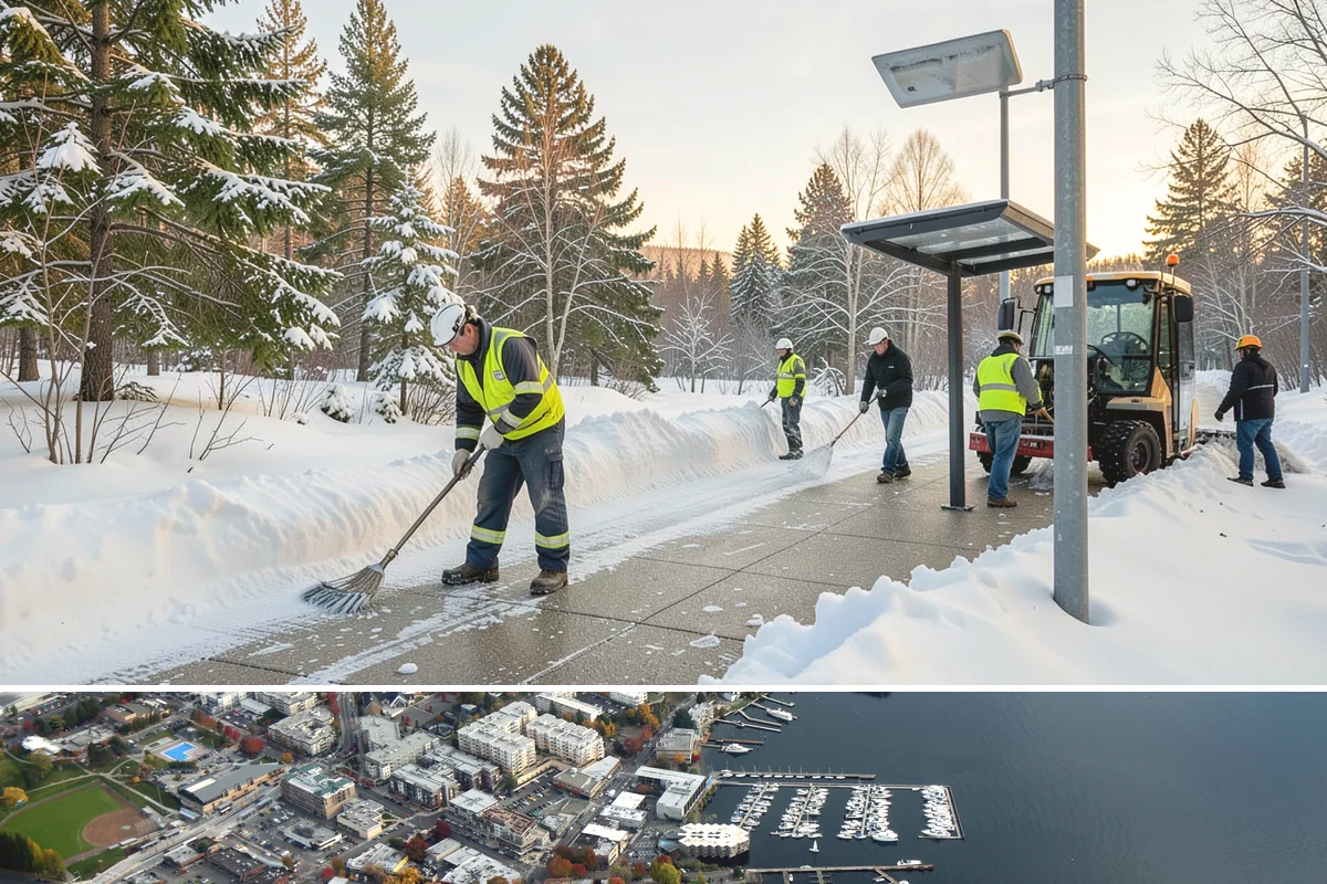 4-Inch Trigger Snow Removal in Kirkland, King County, WA - This plan mainly engages during the occasional heavy storms that reach the lowlands in mid-winter.