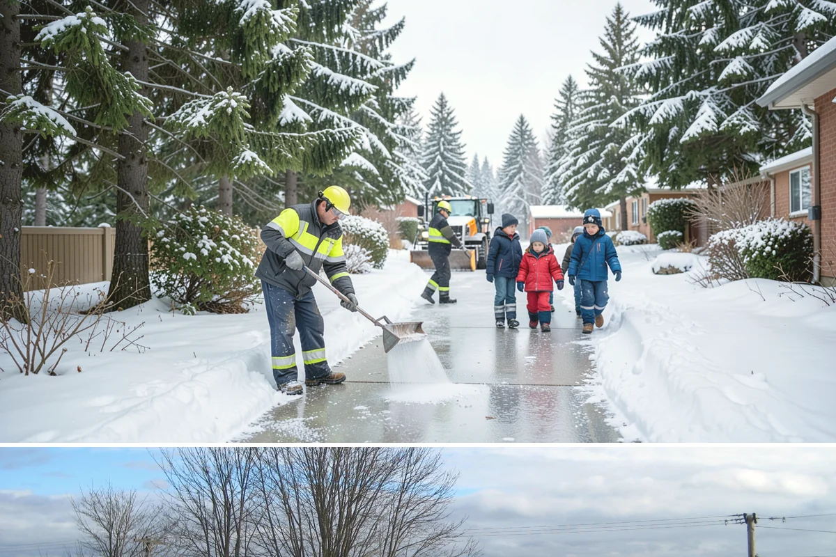 4-Inch Trigger Snow Removal in Langley, Island County, WA - This plan mainly engages during the occasional heavy storms that reach the lowlands in mid-winter.