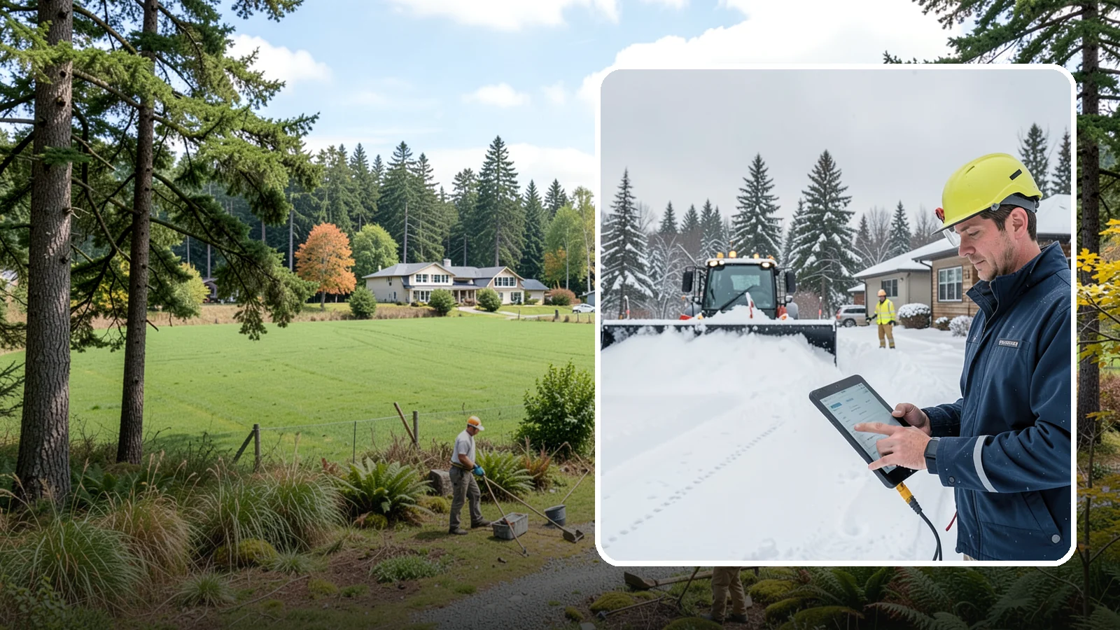 4-Inch Trigger Snow Removal in Lyman, Skagit County, WA - Heavy-accumulation service that activates only once four inches have piled up.