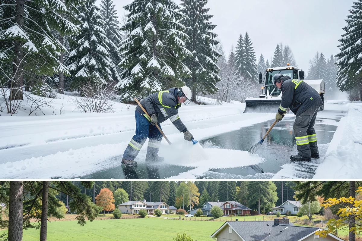 4-Inch Trigger Snow Removal in Lyman, Skagit County, WA - This plan mainly engages during the occasional heavy storms that reach the lowlands in mid-winter.