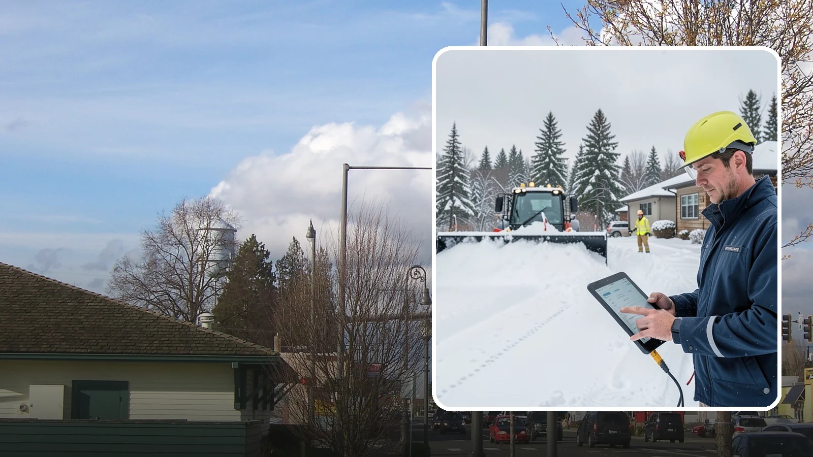 4-Inch Trigger Snow Removal in Marysville, Snohomish County, WA - Heavy-accumulation service that activates only once four inches have piled up.