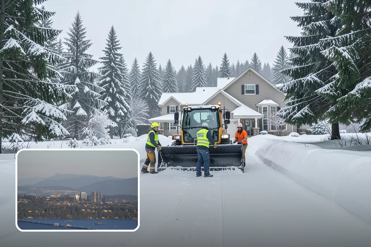 4-Inch Trigger Snow Removal in Medina, King County, WA - Lowest visit frequency of any trigger tier