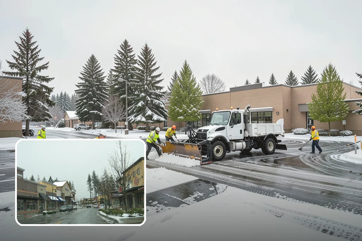 4-Inch Trigger Snow Removal in Mill Creek, Snohomish County, WA - Lowest visit frequency of any trigger tier