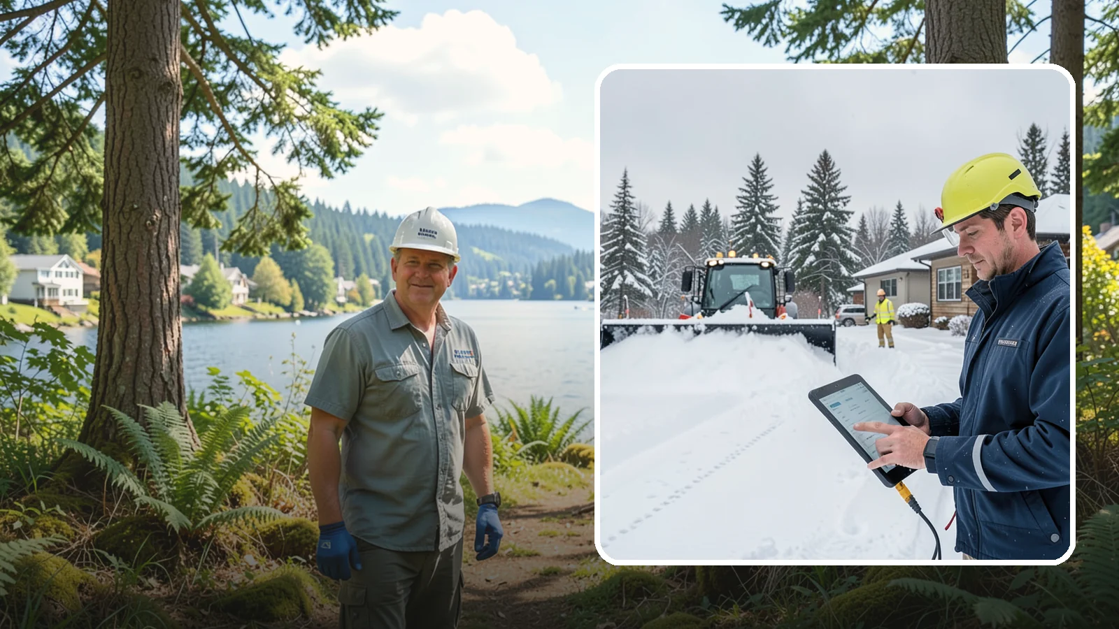 4-Inch Trigger Snow Removal in Milton, King County, WA - Heavy-accumulation service that activates only once four inches have piled up.