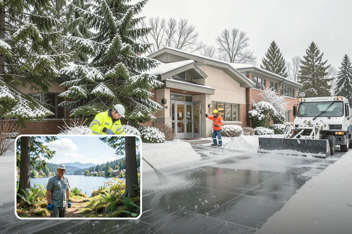 4-Inch Trigger Snow Removal in Milton, King County, WA - Lowest visit frequency of any trigger tier