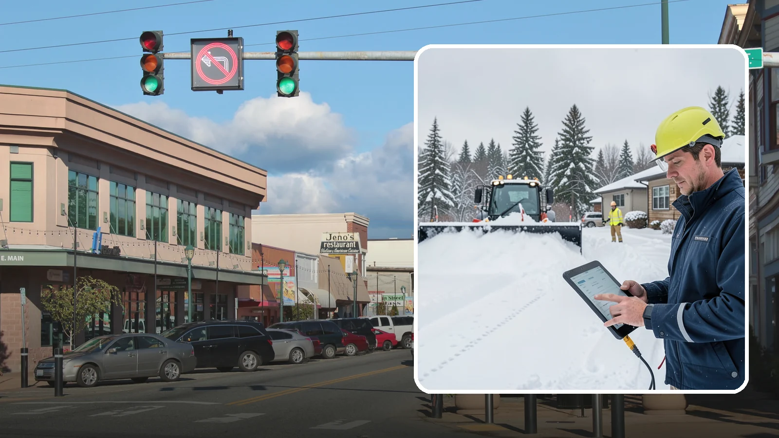 4-Inch Trigger Snow Removal in Monroe, Snohomish County, WA - Heavy-accumulation service that activates only once four inches have piled up.