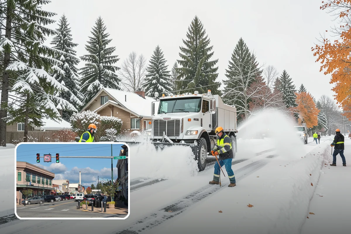 4-Inch Trigger Snow Removal in Monroe, Snohomish County, WA - Lowest visit frequency of any trigger tier