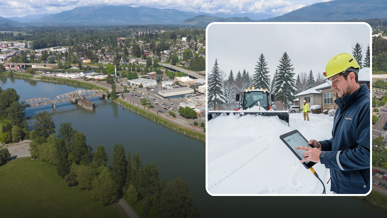 4-Inch Trigger Snow Removal in Mount Vernon, Skagit County, WA - Heavy-accumulation service that activates only once four inches have piled up.