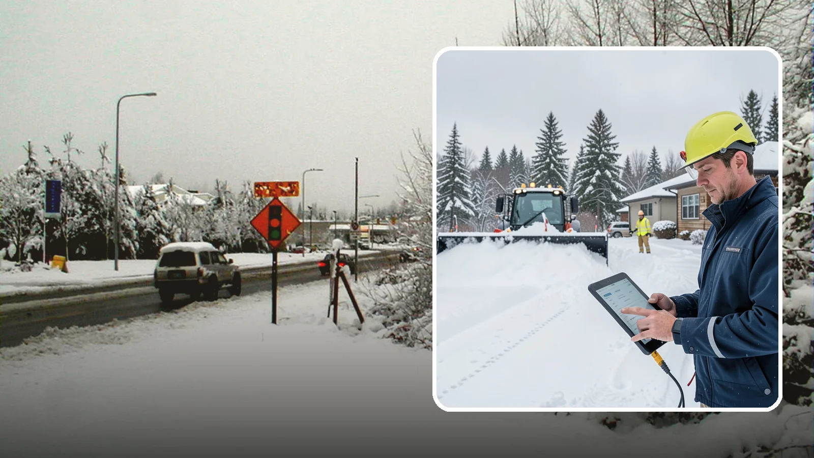 4-Inch Trigger Snow Removal in Newcastle, King County, WA - Heavy-accumulation service that activates only once four inches have piled up.