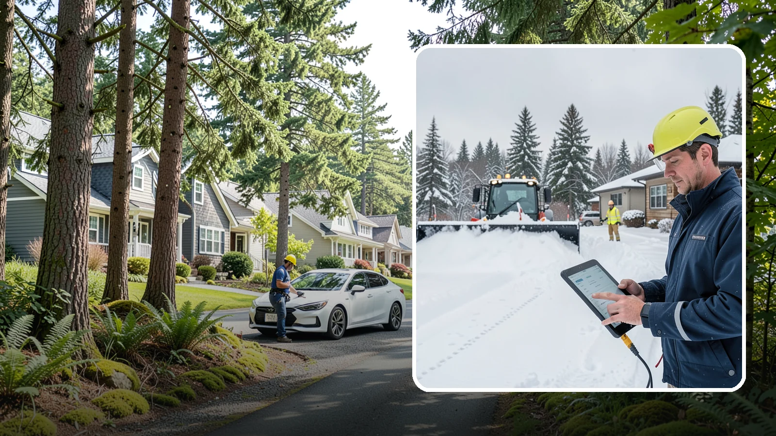 4-Inch Trigger Snow Removal in Normandy Park, King County, WA - Heavy-accumulation service that activates only once four inches have piled up.