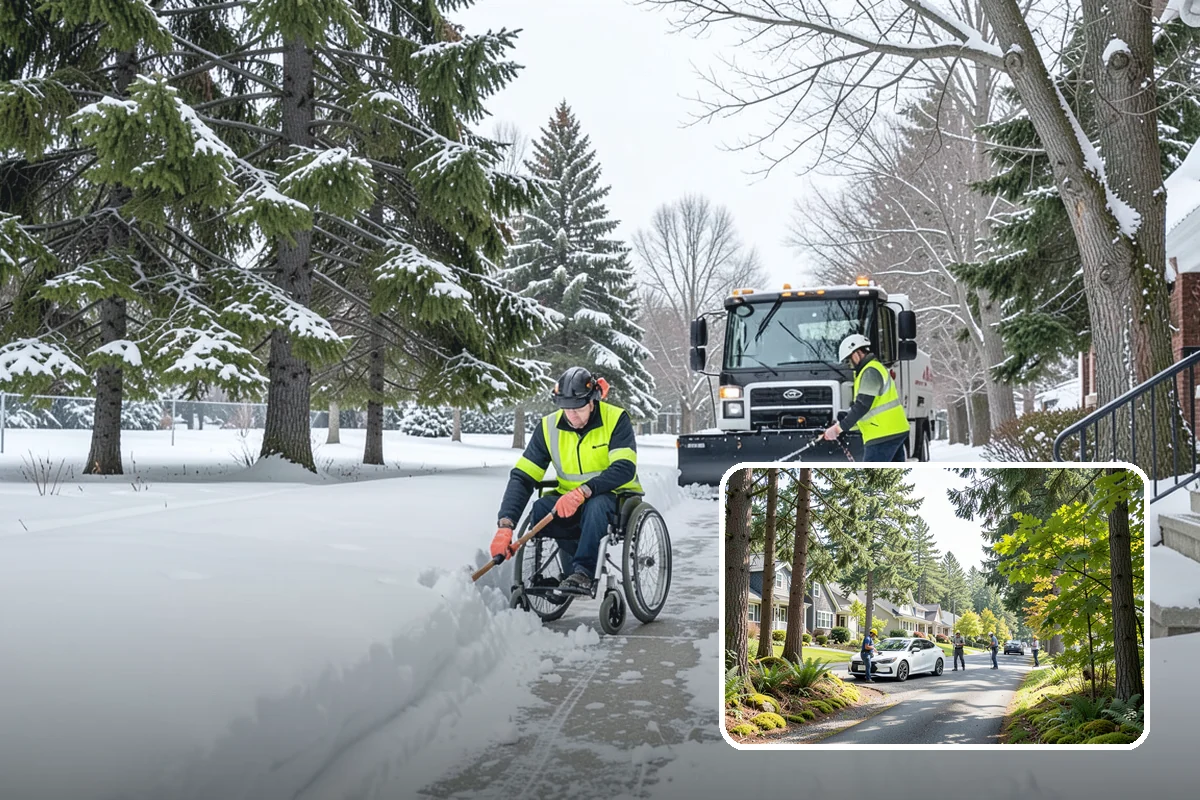 4-Inch Trigger Snow Removal in Normandy Park, King County, WA - Lowest visit frequency of any trigger tier