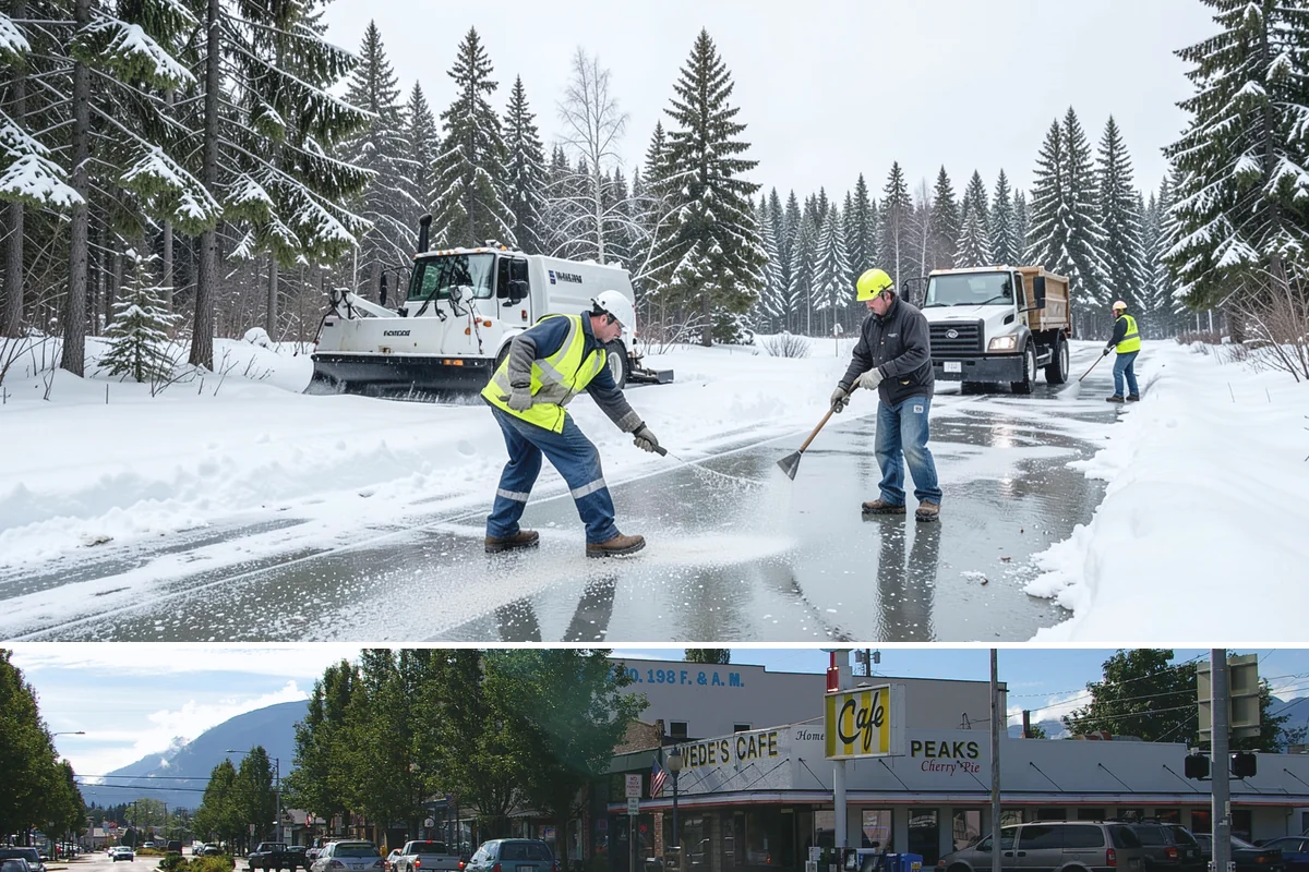4-Inch Trigger Snow Removal in North Bend, King County, WA - This plan mainly engages during the occasional heavy storms that reach the lowlands in mid-winter.