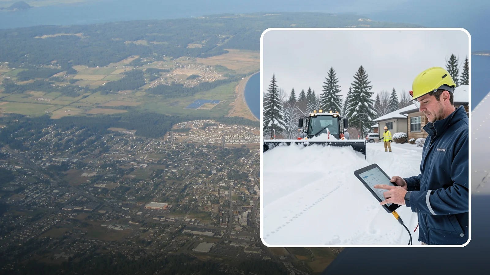 4-Inch Trigger Snow Removal in Oak Harbor, Island County, WA - Heavy-accumulation service that activates only once four inches have piled up.
