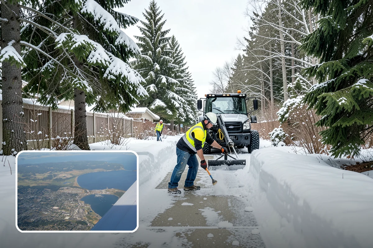 4-Inch Trigger Snow Removal in Oak Harbor, Island County, WA - Lowest visit frequency of any trigger tier
