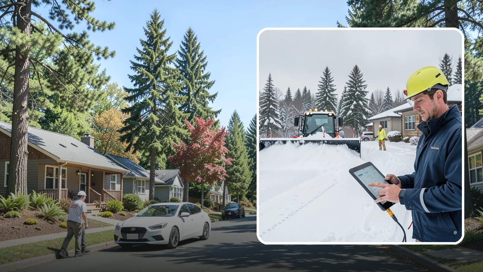 4-Inch Trigger Snow Removal in Orting, Pierce County, WA - Heavy-accumulation service that activates only once four inches have piled up.