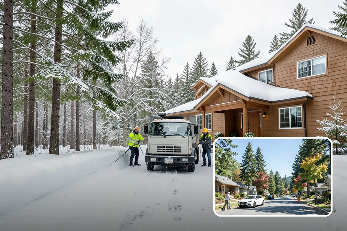 4-Inch Trigger Snow Removal in Orting, Pierce County, WA - Lowest visit frequency of any trigger tier