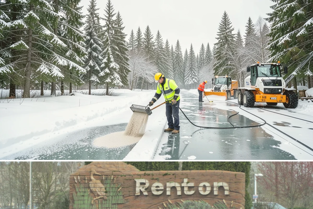 4-Inch Trigger Snow Removal in Renton, King County, WA - This plan mainly engages during the occasional heavy storms that reach the lowlands in mid-winter.