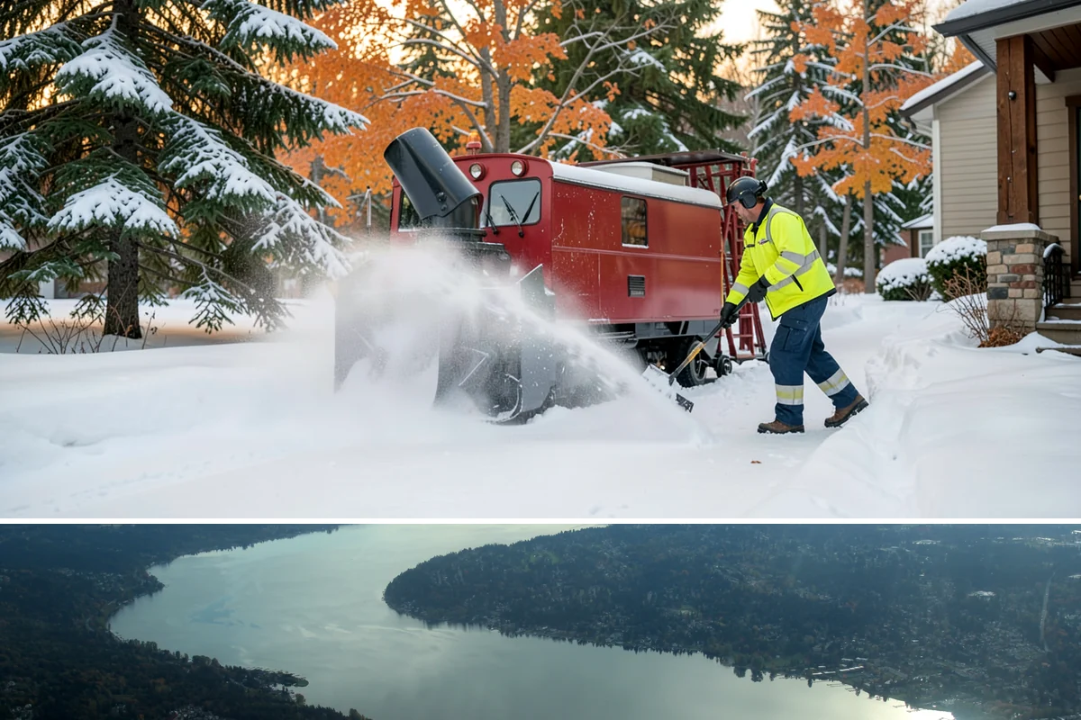 4-Inch Trigger Snow Removal in Sammamish, King County, WA - This plan mainly engages during the occasional heavy storms that reach the lowlands in mid-winter.